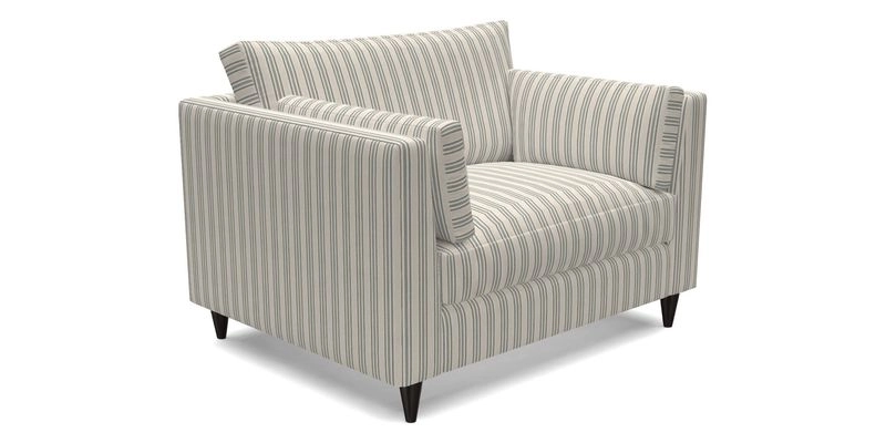 Saltdean Snuggler in Linwood Tango Velvet Rosewood