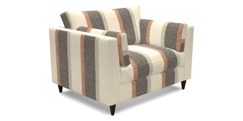 Saltdean Snuggler in Linwood Tango Velvet Rosewood