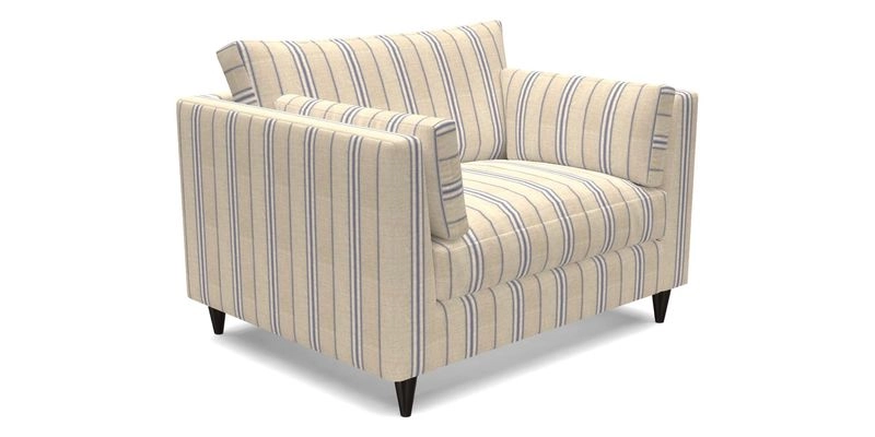 Saltdean Snuggler in Linwood Tango Velvet Rosewood