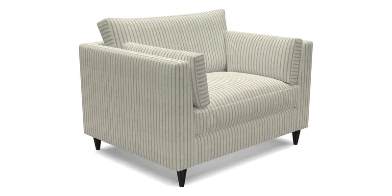 Saltdean Snuggler in Linwood Tango Velvet Rosewood