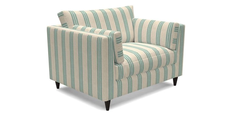 Saltdean Snuggler in Linwood Tango Velvet Rosewood