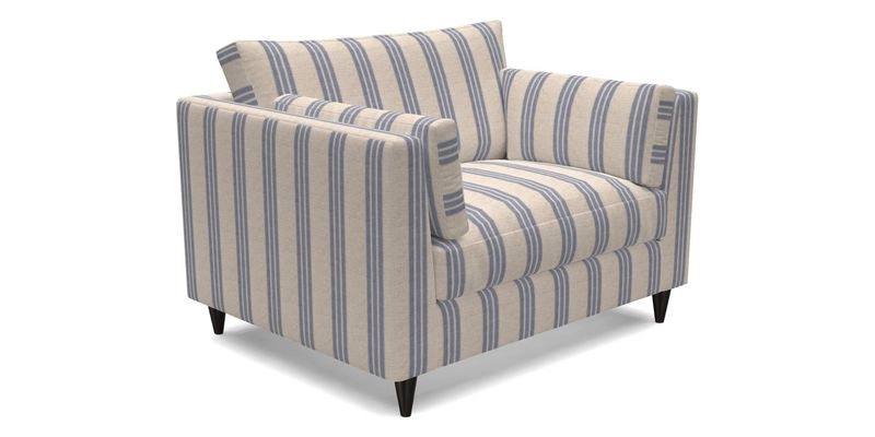 Saltdean Snuggler in Linwood Tango Velvet Rosewood