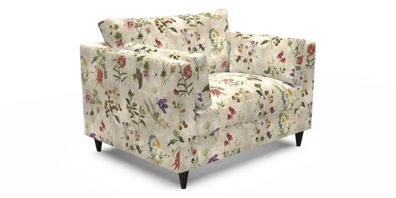 Saltdean Snuggler in Linwood Tango Velvet Rosewood