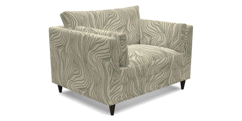 Saltdean snuggler in Linwood Tango Velvet Rosewood