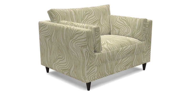 Saltdean snuggler in Linwood Tango Velvet Rosewood