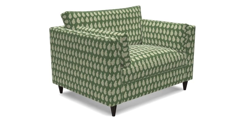 Saltdean Snuggler in Linwood Tango Velvet Rosewood