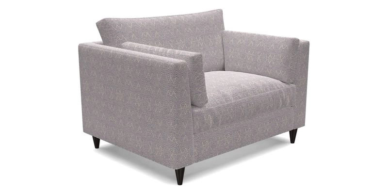 Saltdean Snuggler in Linwood Tango Velvet Rosewood