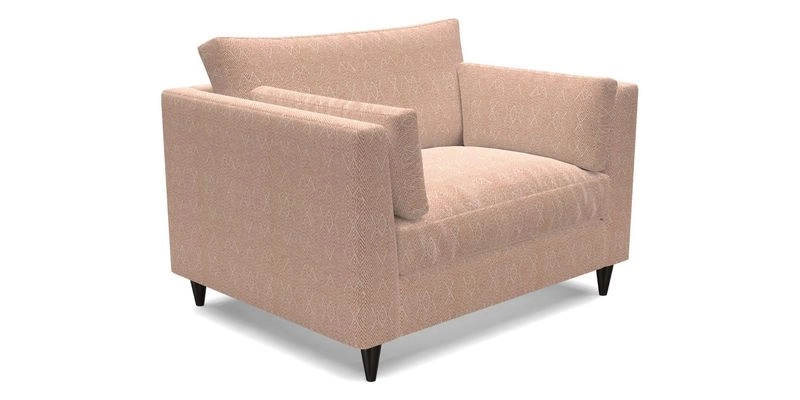 Saltdean Snuggler in Linwood Tango Velvet Rosewood