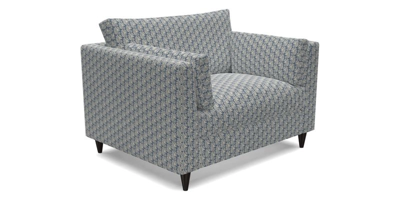 Saltdean Snuggler in Linwood Tango Velvet Rosewood