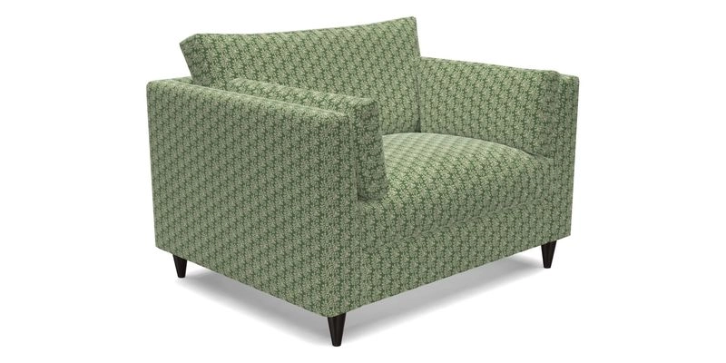 Saltdean Snuggler in Linwood Tango Velvet Rosewood