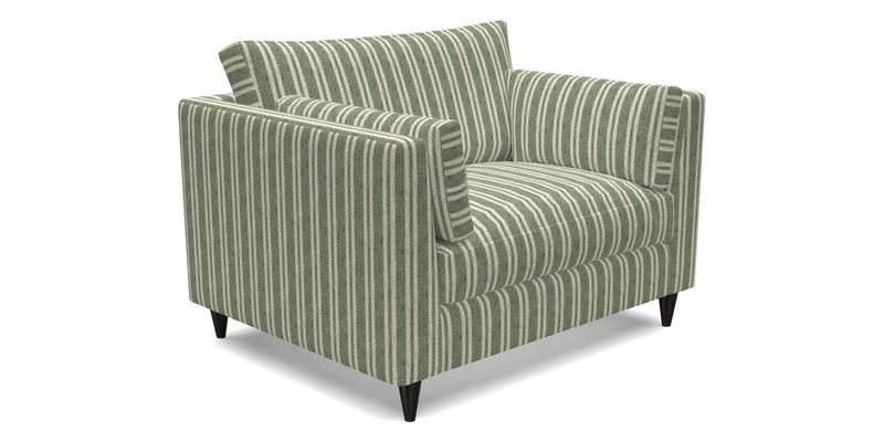 Saltdean Snuggler in Linwood Tango Velvet Rosewood