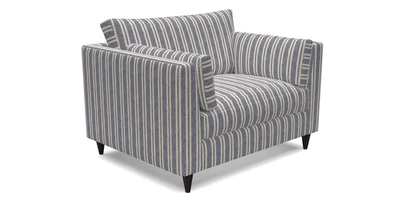 Saltdean Snuggler in Linwood Tango Velvet Rosewood