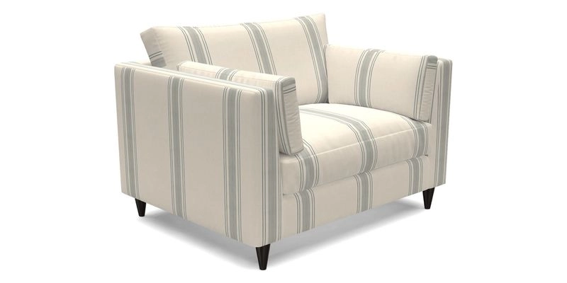 Saltdean Snuggler in Linwood Tango Velvet Rosewood