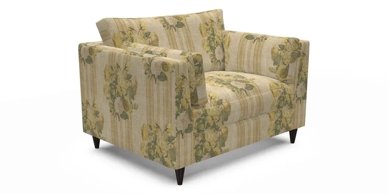 Saltdean Snuggler in Linwood Tango Velvet Rosewood