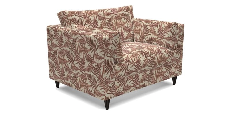 Saltdean snuggler in Linwood Tango Velvet Rosewood