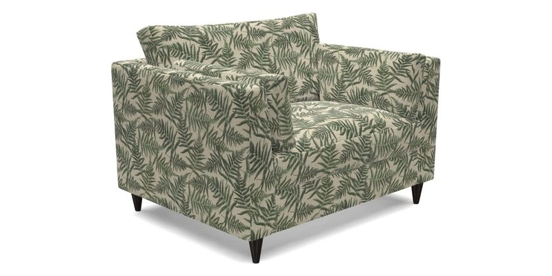 Saltdean snuggler in Linwood Tango Velvet Rosewood
