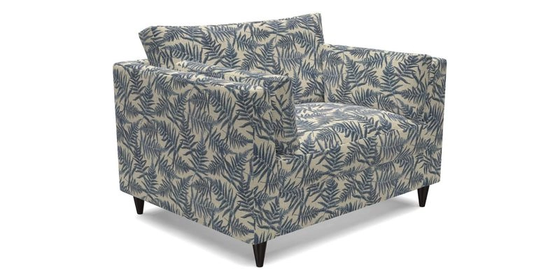 Saltdean snuggler in Linwood Tango Velvet Rosewood
