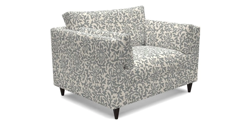 Saltdean Snuggler in Linwood Tango Velvet Rosewood