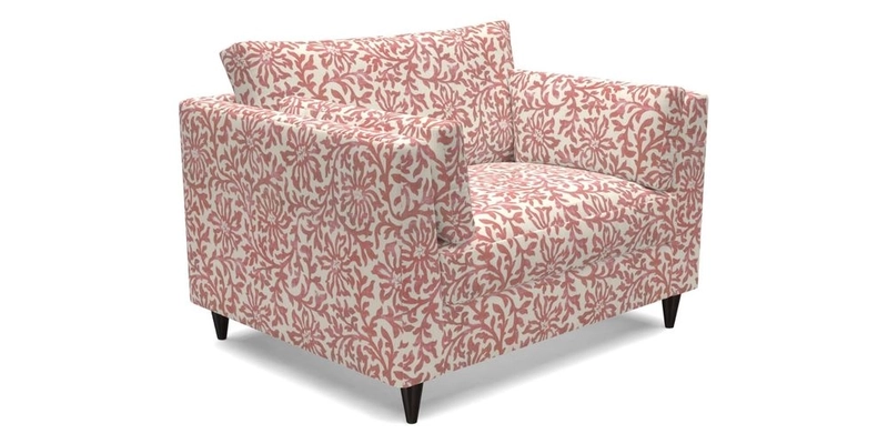 Saltdean Snuggler in Linwood Tango Velvet Rosewood