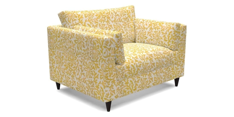 Saltdean Snuggler in Linwood Tango Velvet Rosewood