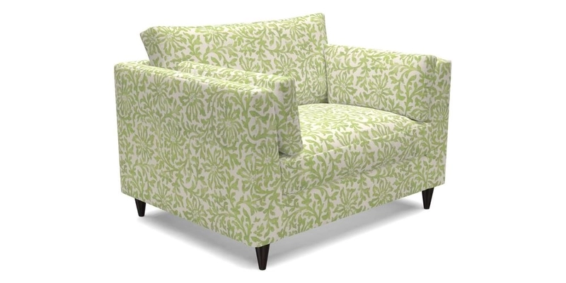 Saltdean Snuggler in Linwood Tango Velvet Rosewood