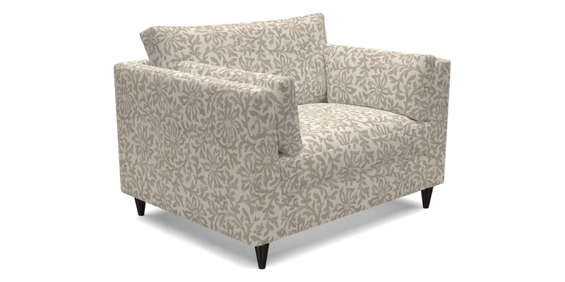 Saltdean Snuggler in Linwood Tango Velvet Rosewood