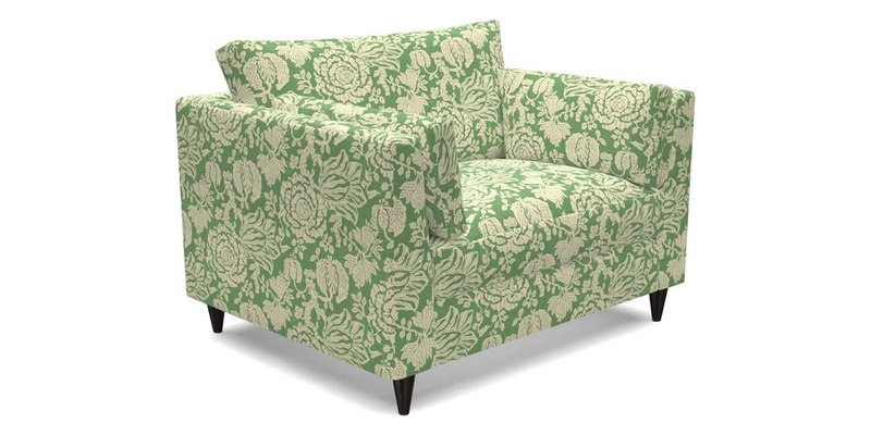 Saltdean Snuggler in Linwood Tango Velvet Rosewood