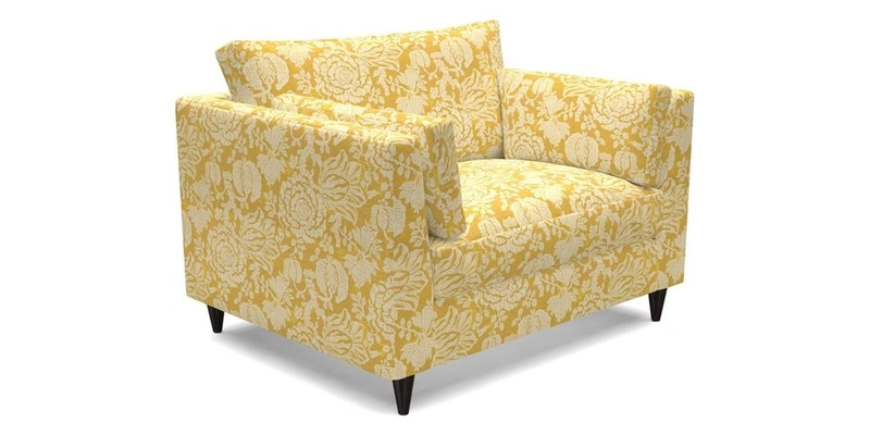 Saltdean Snuggler in Linwood Tango Velvet Rosewood