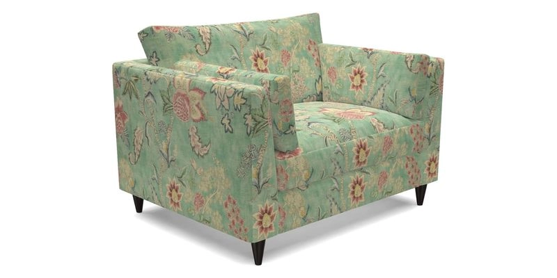 Saltdean Snuggler in Linwood Tango Velvet Rosewood