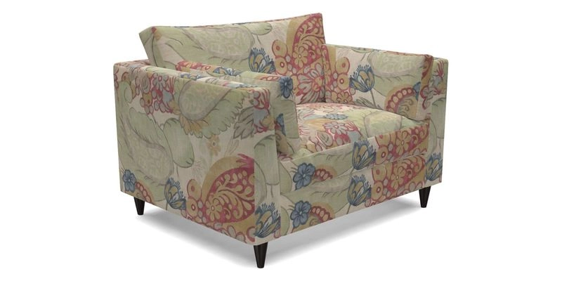 Saltdean Snuggler in Linwood Tango Velvet Rosewood