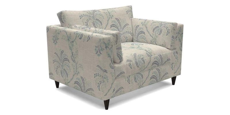 Saltdean Snuggler in Linwood Tango Velvet Rosewood