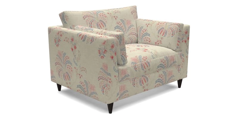 Saltdean Snuggler in Linwood Tango Velvet Rosewood