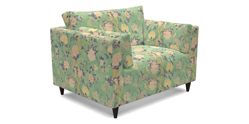 Saltdean Snuggler in Linwood Tango Velvet Rosewood