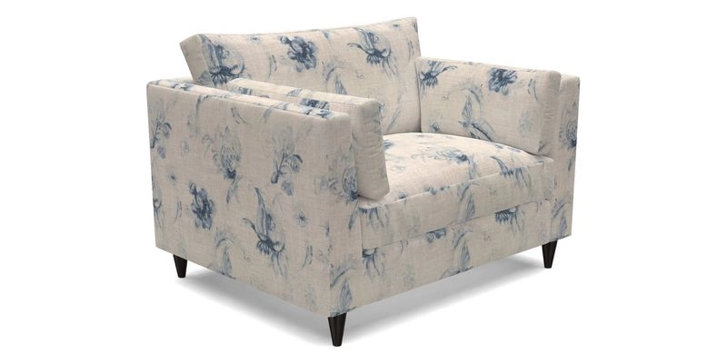 Saltdean Snuggler in Linwood Tango Velvet Rosewood