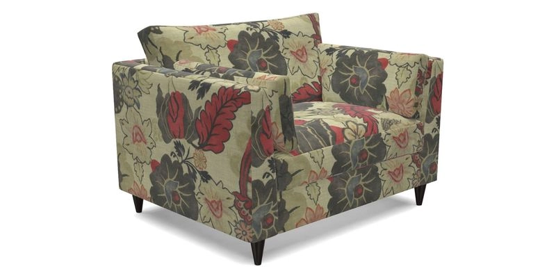 Saltdean Snuggler in Linwood Tango Velvet Rosewood