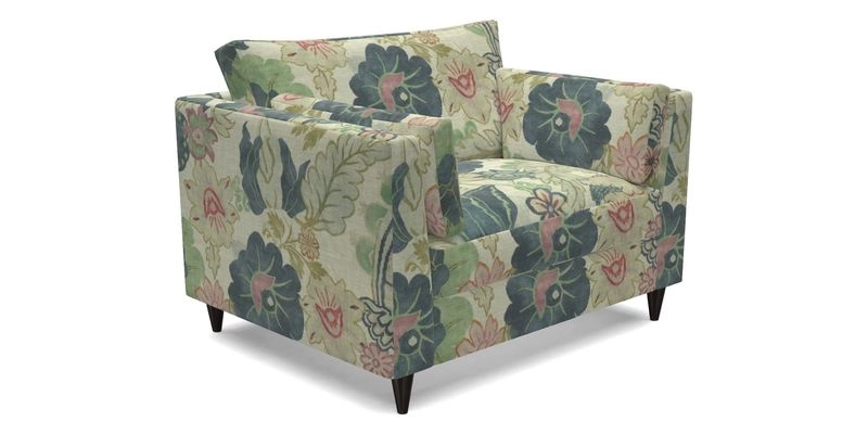 Saltdean Snuggler in Linwood Tango Velvet Rosewood