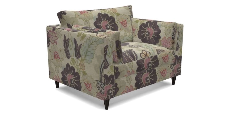 Saltdean Snuggler in Linwood Tango Velvet Rosewood