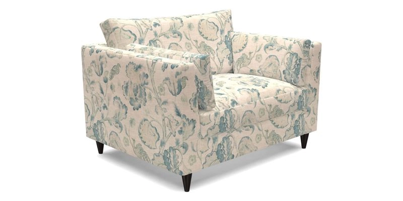 Saltdean Snuggler in Linwood Tango Velvet Rosewood