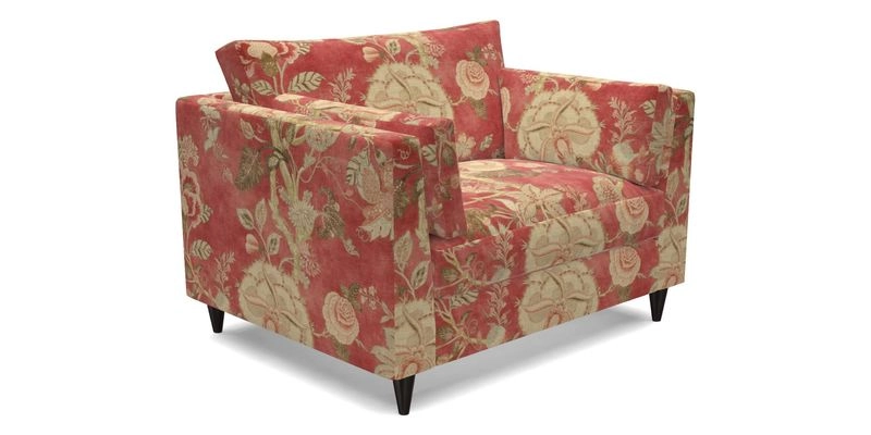 Saltdean Snuggler in Linwood Tango Velvet Rosewood