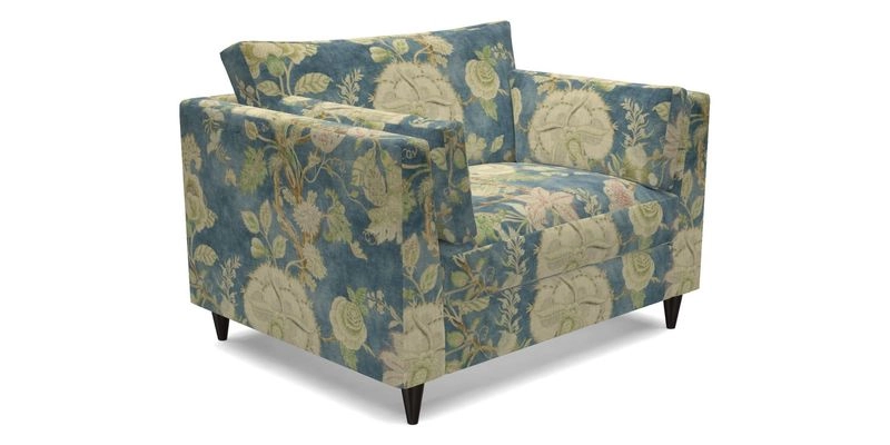 Saltdean Snuggler in Linwood Tango Velvet Rosewood