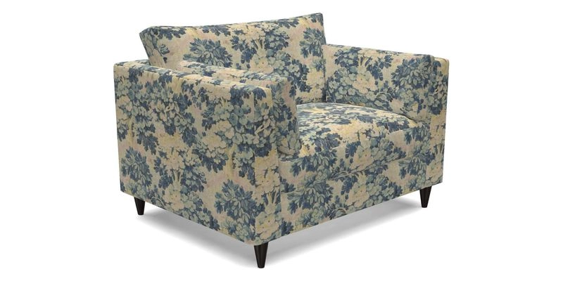 Saltdean Snuggler in Linwood Tango Velvet Rosewood