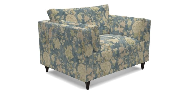 Saltdean Snuggler in Linwood Tango Velvet Rosewood