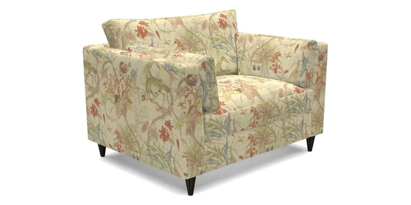 Saltdean Snuggler in Linwood Tango Velvet Rosewood