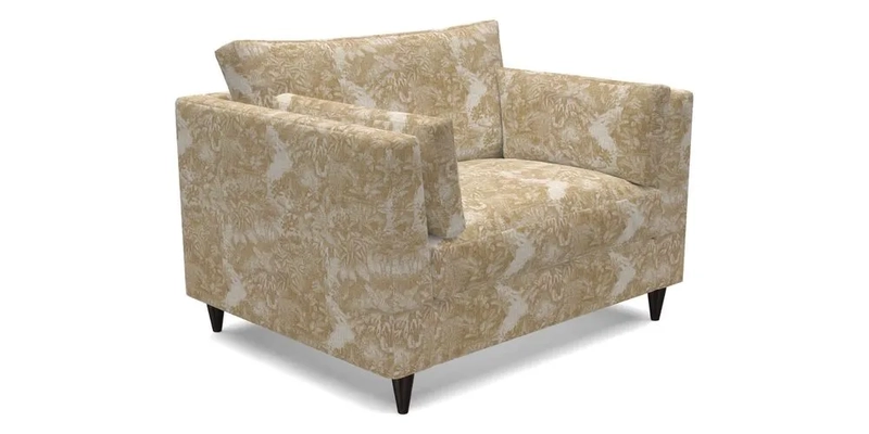 Saltdean Snuggler in Linwood Tango Velvet Rosewood