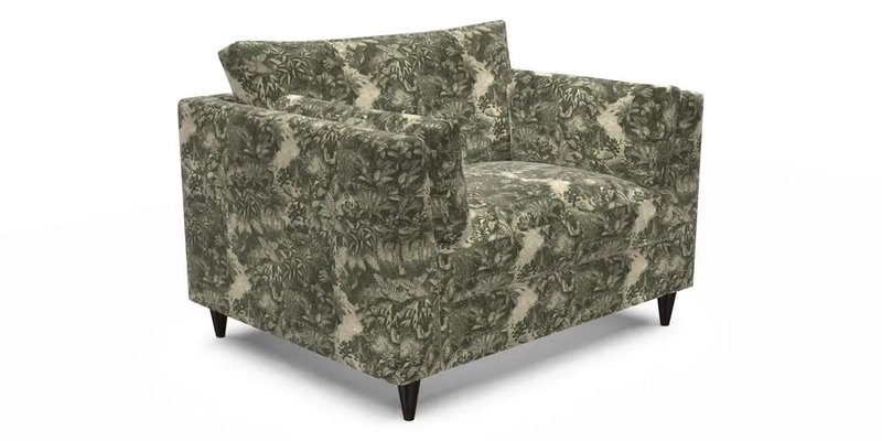 Saltdean Snuggler in Linwood Tango Velvet Rosewood