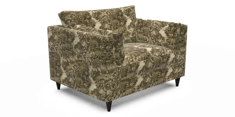 Saltdean Snuggler in Linwood Tango Velvet Rosewood