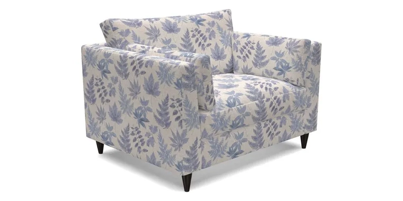 Saltdean Snuggler in Linwood Tango Velvet Rosewood