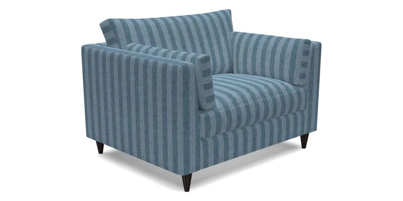 Saltdean Snuggler in Linwood Tango Velvet Rosewood