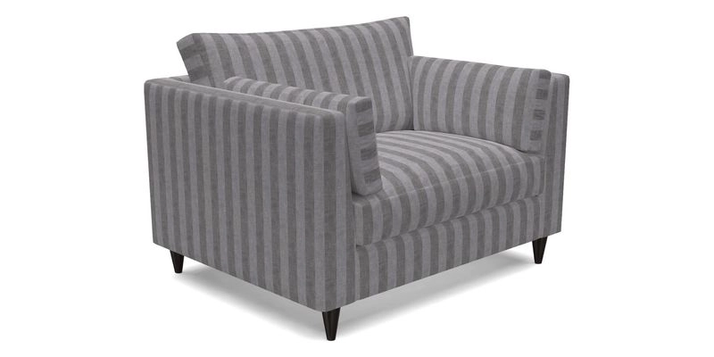 Saltdean Snuggler in Linwood Tango Velvet Rosewood