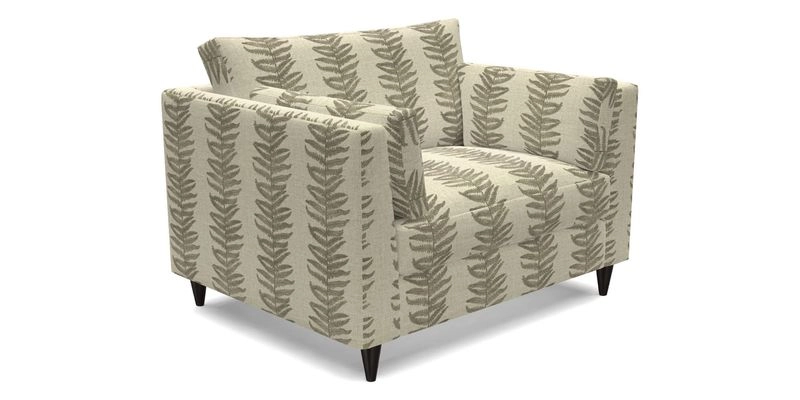 Saltdean snuggler in Linwood Tango Velvet Rosewood